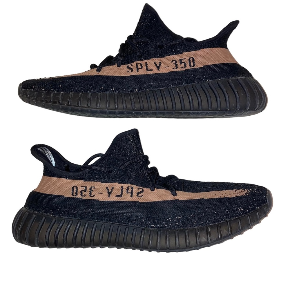 Adidas Yeezy Boost 350 V2 Core Black Copper Men’s Sneaker - Picture 2 of 8